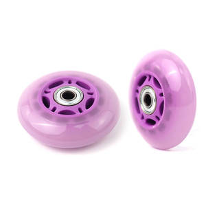 Inline-Skate-Rollen <span class=keywords><strong>72mm</strong></span> 76mm 80mm <span class=keywords><strong>PU</strong></span>-Rad für Innen- und Außenbereich Rollerhockey-Rollen - Product Image 1