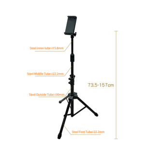 Support de sol pour iPad IP-01-4 avec hauteur réglable et rotation à 360 degrés, support de sol pour téléphone et tablette - Product Image 3