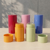 Contenant de déodorant rond vide, tube rechargeable pour cosmétiques