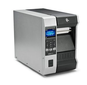 Imprimante d'étiquettes de codes-barres industrielle haute résolution Zebra <span class=keywords><strong>ZT610</strong></span> 600 dpi avec enrouleur, écran tactile couleur 4,3 pouces ZT61046-T290100Z - Product Image 2