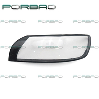 PORBAO pour S40 Année 2005-2006 Cache-phare en plastique transparent Lentille de phare en verre Couvercles de lentilles de phare Pièces automobiles