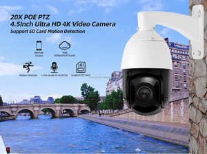Dễ dàng điều khiển từ xa P2P 360 ° Pan và 90 ° nghiêng 8MP 4k Starlight Speed Dome TVS sét bảo vệ PTZ IP 4K mạng Máy ảnh - Product Image 6