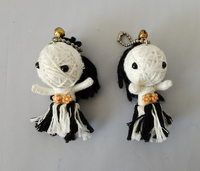 Chaîne de téléphone portable en forme de poupée voodoo avec identification CE, nouveau design, cadeaux de festival, peluche, porte-clés en forme de poupée voodoo pour enfants