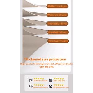 เต็นท์แคมป์ปิ้งผ้าอ็อกซ์ฟอร์ดสำหรับครอบครัว 4 ฤดู กางอัตโนมัติ พกพาสะดวก กันน้ำ 2 ชั้น สำหรับปิกนิกและเดินป่า - Product Image 6