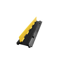 Rampe de câble en caoutchouc plastique à 2 fils et 2 canaux pour les applications routières avec service de traitement de coupe