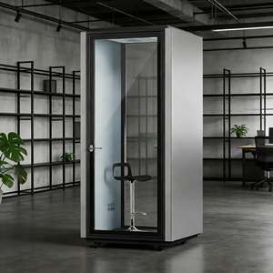 Pod de bureau idéal pour les appels privés de vidéoconférence et le travail de mise au point pour la salle de réunion d'extrémité de cabine téléphonique - Product Image 2