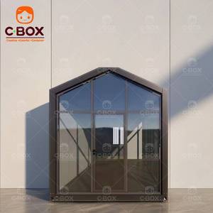 Casa Contenedor Desmontable Cbox Mejorada, Prefabricada, Modular, de Lujo, para Oficina, Villa, Hotel, Bar, Vivienda Pequeña, con Techo a Dos Aguas - Product Image 1
