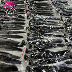 Extensiones de cabello humano virgen brasileño, extensiones de cabello humano crudo 12a, mechones de tejido - Product Image 4