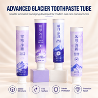 Tube de dentifrice en aluminium et plastique avec logo personnalisé, emballage laminé imprimé UV, haute barrière, bouchon à vis 12,7-35 mm