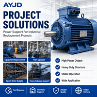 Motor Induksi Asinkron AC 3 Fasa 4 dan 6 Kutub 90KW 120HP Efisiensi Tinggi untuk Proyek Peralatan Pertambangan dan Manufaktur