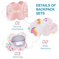 Fabricant de sacs d'école imprimés sur mesure Licorne pour tout-petits Ensemble de sacs à dos avec sac à lunch pour garçons filles enfants