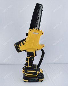 Scie à chaîne électrique sans fil miniature de 6 pouces, scie à chaîne électrique à batterie - Product Image 5