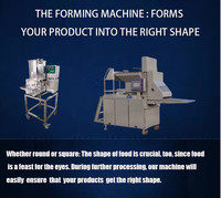 Machine de formage de substituts de viande de kebab à prix d'usine Burgers Boulettes de viande Pépites de schnitzel Bâtonnets de poisson Pépites végétariennes/végétaliennes