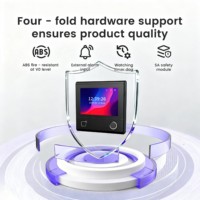 Sistema de Control de Acceso Feocey FC6825 Ethernet ABS con Huella Dactilar, Contraseña, Registro de Asistencia, Lector/Grabador de Tarjetas RFID NFC y WiFi