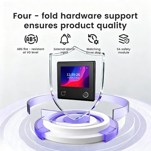 Système de contrôle d'accès Feocey FC6825 Ethernet ABS avec empreinte digitale, mot de passe, pointage des heures, RFID, NFC pour lecteur/graveur de cartes WiFi - Product Image 3