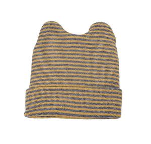 Winter Lovely Stripe Warm Ear Proters Newborn Knitting Beanie - Product Image 1