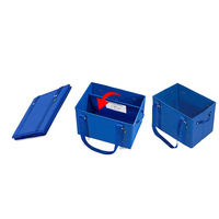 Sac fourre-tout réutilisable en non-tissé robuste, pliable, pour courses, avec longues poignées, gain de place