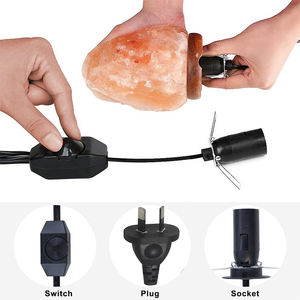 Cable de alimentación de lámpara de sal del Himalaya de 6 pies con interruptor de atenuación de encendido/apagado AU Cable de lámpara de sal de enchufe de 2 pines - Product Image 6
