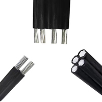 4 Adern 16mm/25mm Elektrokabel Aluminium ABC Kabel für Kraftwerk Preis Kabel zum Verkauf