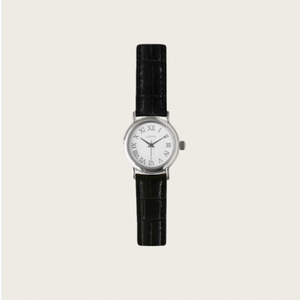 GBHW Classic <b>Watch</b> Silver <b>Black</b> 's Quartz Wristwatch Featuring Stainless Steel Case Leather Band Elegant Luxury Style - Product Image 4