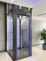 Ascenseur domestique électrique moderne, hydraulique et silencieux pour 2-3 étages, ascenseur intérieur personnalisé pour appartement, économique, homologué CE