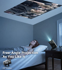 Mini projecteur portable X7AA avec <span class=keywords><strong>batterie</strong></span> rechargeable, projecteur WiFi 5G pour <span class=keywords><strong>iPhone</strong></span> Android, idéal pour les voyages en plein air et les fêtes - Product Image 5