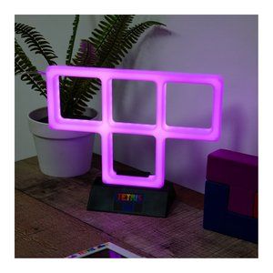 Lámpara LED TETRIS Neon Tetrimino T Morada 320050 - Product Image 3