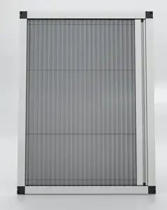Huihuang nhà máy Polyester xếp li lưới có thể thu vào cửa trượt với an ninh lưới bay Màn Hình Côn Trùng lưới cho cửa sổ