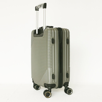 100% ABS qualité 3 pièces coque dure ensemble de bagages 20 ''24'' 28 ''Spinner plastique 4 pièces bagage chariot valise