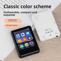 Lecteur MP4 tactile complet de 2.4 pouces pour l'apprentissage Bluetooth Enregistrement Radio Fonctions de jeu vidéo externes P3-for un plaisir d'apprentissage optimal