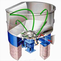 Moteur de pulpeur hydraulique de type O&D de qualité alimentaire, 10m³, à consistance moyenne, pour la production d'alcool médical, de parfum, de miettes de pain/fruits
