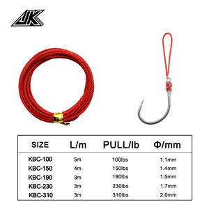 Corde de ligne d'assistance tressée en fibre d'aramide tressée de pêche <span class=keywords><strong>KEVLAR</strong></span> de qualité supérieure JK KBC utilisée pour les hameçons de gabarit - Product Image 3