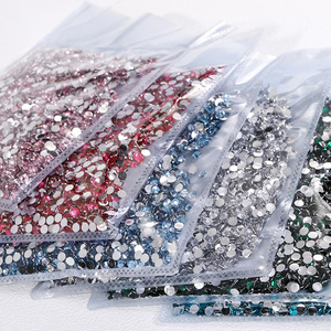 Résine Strass Opp Sac Couleurs Haute Qualité Chaussures Modèle Lan Guang Usine Non Hotfix Cristal En Vrac Strass Dos Plat Lâche - Product Image 2