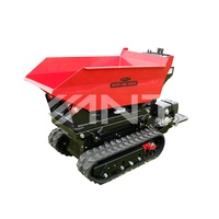 ANT Dernier mini camion à benne basculante multifonction Chargeur de jardin auto-déchargement Chargeur sur chenilles avant Pompe moteur Boîte de vitesses Composants principaux