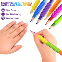 Lot de 18 poignées en silicone texturées pour enfants autistes, outils calmants pour le soulagement de l'anxiété et du TDAH, jouets sensoriels, cadeaux