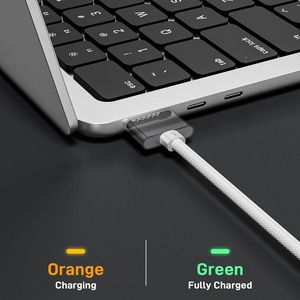 Cable de carga magnético Apple tipo C de 1 m con carga rápida para portátiles MacBook con luz indicadora - Product Image 3
