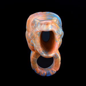 NNSX Funda Abierta para Pene, Anillo Extensor/Alargador de Pene con Diseño de <span class=keywords><strong>Caballo</strong></span>/Dragón, Retrasa la Eyaculación, Estimulación Vaginal, Juguete Sexual Masculino - Product Image 4