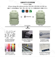 Sac à dos de voyage pour ordinateur portable Fuliya personnalisé, antivol, imperméable, grande capacité, multi-couches, avec chargeur USB et panneau solaire