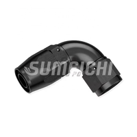 SUMEICHI AN4/AN6/AN8/AN10/AN12/AN16 lurus 45/90/180 derajat gaya pemotong pas putar jalur aliran bahan bakar pas ujung selang