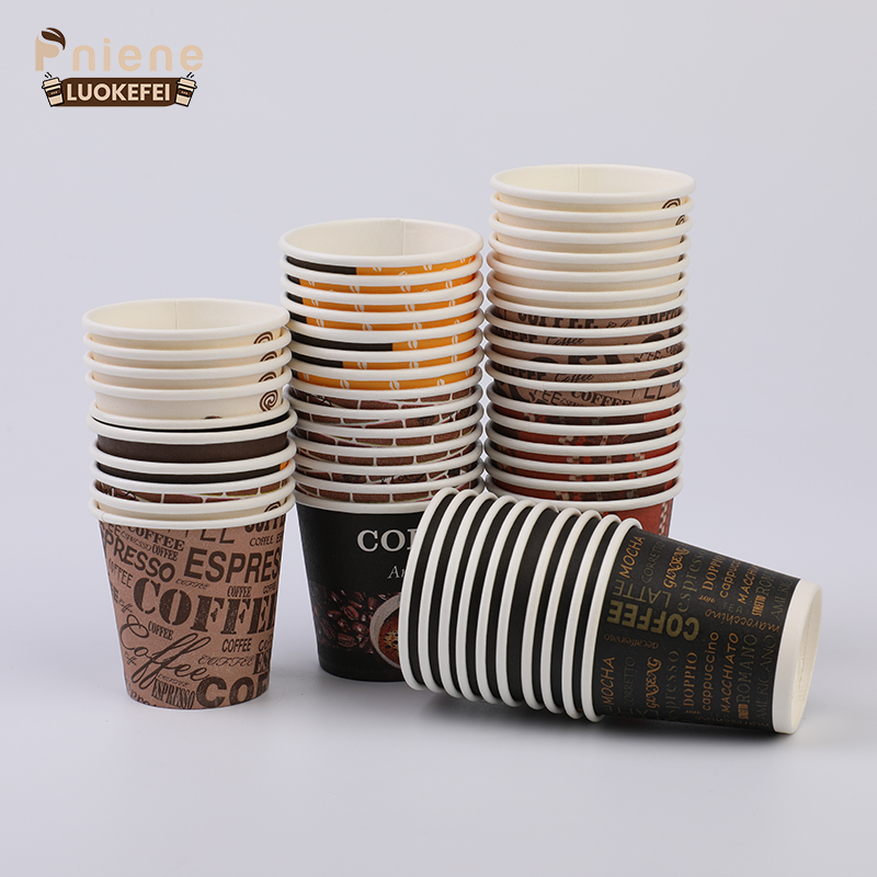 Household Party Custom Printing Size Food Packaging Juice Milk Coffee Paper Cups