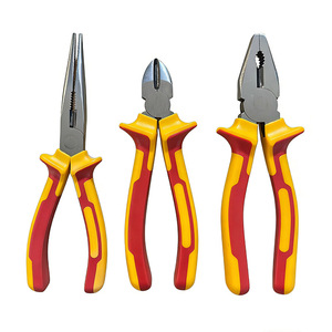Outils à main en acier au carbone, pinces universelles multifonctions, pinces à bec long, pinces coupantes diagonales - Product Image 1