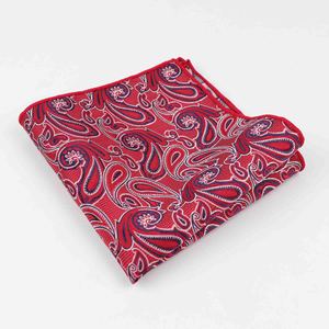 Paisley <span class=keywords><strong>Mouchoir</strong></span> Polyester Écharpes <span class=keywords><strong>Vintage</strong></span> Tissu de Costume D'affaires Mouchoirs Hommes Poche Carré Mouchoirs 26*26cm - Product Image 4