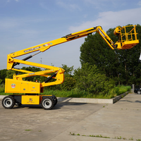 Plateforme de travail mobile industrielle MEWP, nacelle élévatrice hydraulique AWP, autopropulsée, télescopique, articulée, machine d'accès