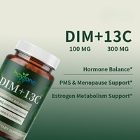 Complément alimentaire en capsules végétales OEM à marque privée, complexe de légumes cruciaux DIM 100mg I3C 300mg avec BioPerine