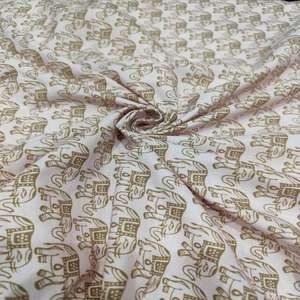 Tela de Algodón Tejida de Alta Calidad, Ligera, Transpirable y de Secado Rápido para Manualidades, Costura, Vestidos de Novia y Ropa de Uso Diario - Product Image 1