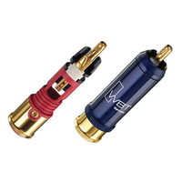 Câble audio audiophile HiFi en cuivre pur 0110 Cu, connecteur de signal RCA