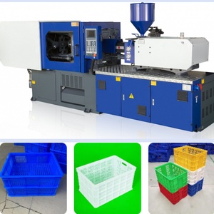 Machine de moulage par injection pour boîtes de bière en plastique 12/24/20 bouteilles, machine de fabrication de caisses de bière en plastique pour le stockage des fruits, MACHINE À CAISSES - Product Image 1