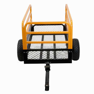 Meilleur prix Remorque remorquée pour VTT à usage intensif Chariot à benne basculante à faible quantité minimale de commande avec chargement lourd pour chariots à main et chariots - Product Image 2