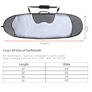 Bolsa de tabla de surf de viaje personalizada de alta calidad con cómodos accesorios de correa para el hombro para surf y monopatín - Product Image 2