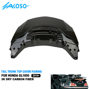 AKOSO en stock, 100% fibre de carbone sèche 3K, carénage de coffre arrière pour moto Honda Gold Wing <span class=keywords><strong>GL1800</strong></span> 2018+ - Product Image 1